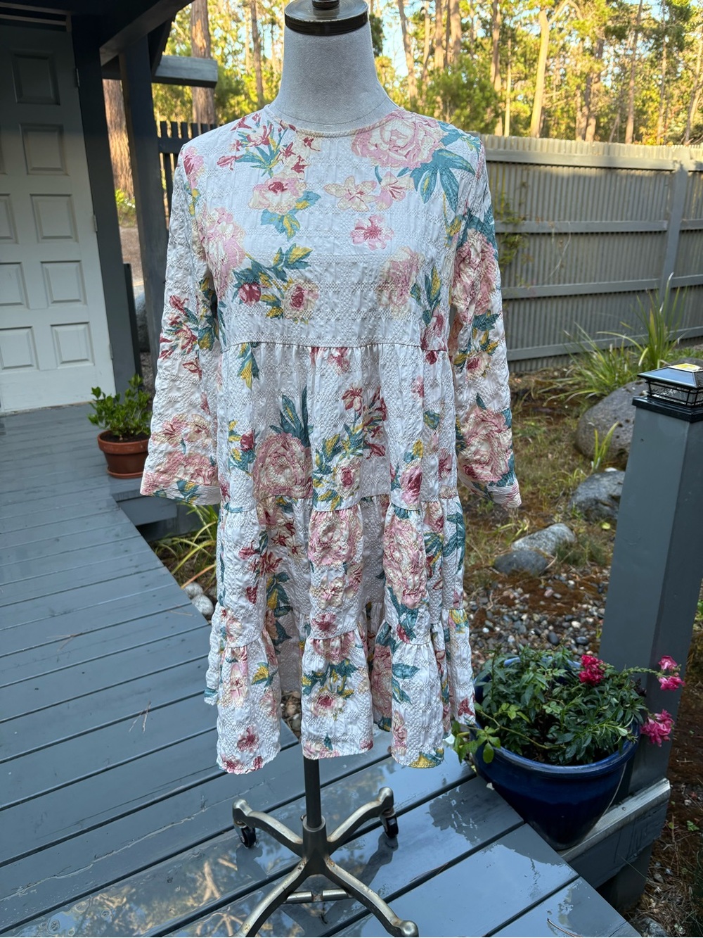 Zara " The Shelly" Tiered Floral Mini Dress